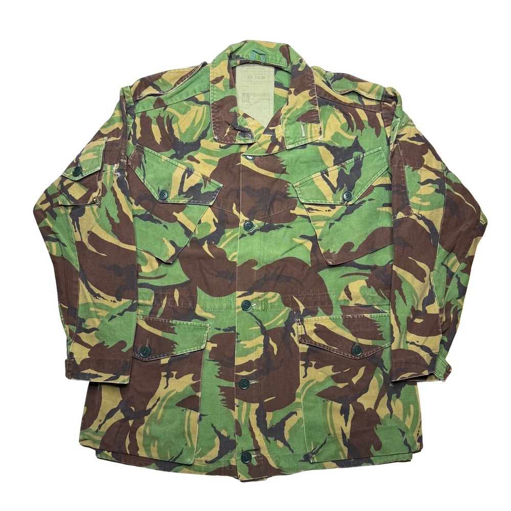 Vintage British Army‎ DPM camouflage military combat smock jacket SIZE 170/104